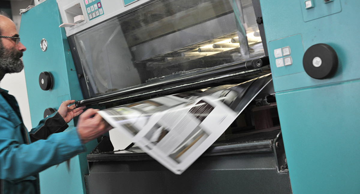 Druck, Weiterverarbeitung + Veredelung